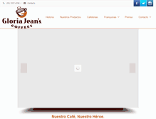 Tablet Screenshot of gloriajeanscoffees.com.mx